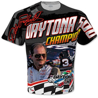 Dale Earnhardt Daytona 500 Champion Anniversary Sublimated Total Print Adult Tee