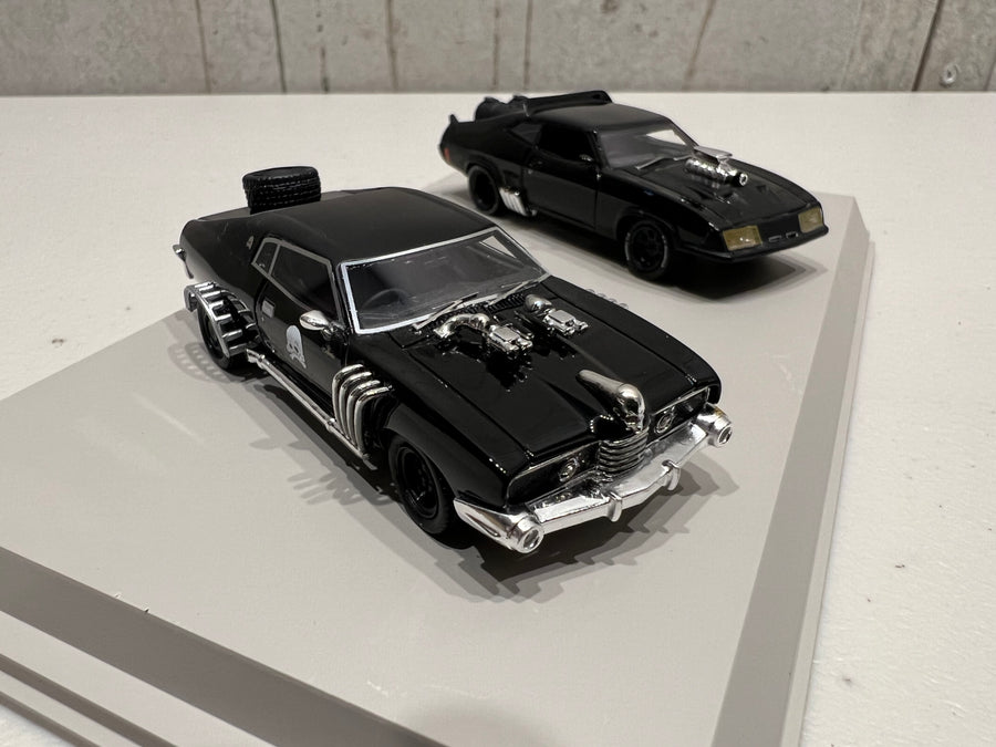 Mad Max Interceptor 2 and Villians Landau Twin Set - 1:64 Scale - ACE