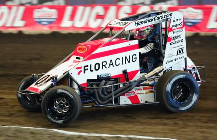 Kyle Larson 2022 FloRacing Chili Bowl 1:18 Midget Diecast