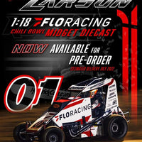 Kyle Larson 2022 FloRacing Chili Bowl 1:18 Midget Diecast