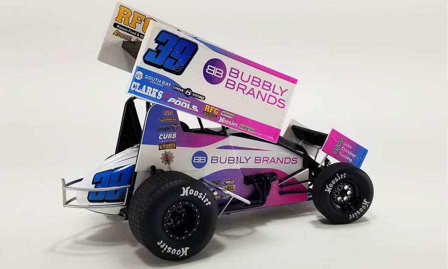 2022 #39 BUBBLY BRANDS/ SWINDELL SPEEDLAB - 2022 KNOXVILLE NATIONALS 1:18 DIECAST