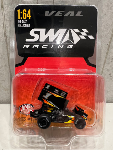 Jamie Veal 2022 #1 SWI Earthworks 1:64 Sprint Car Diecast