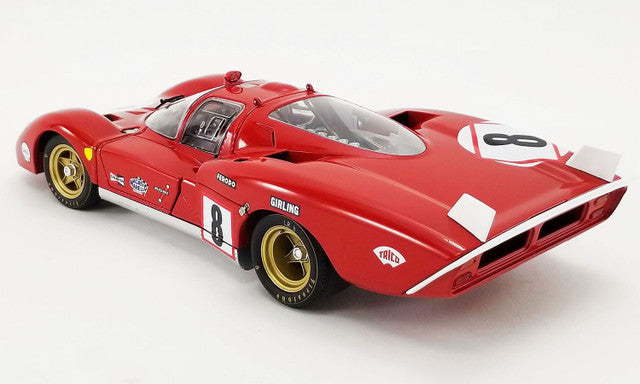 THE MASTERPIECE COLLECTION FERRARI #8 512 S LONGTAIL - FROM THE MOVIE LE MANS - 1:18 DIECAST MODEL