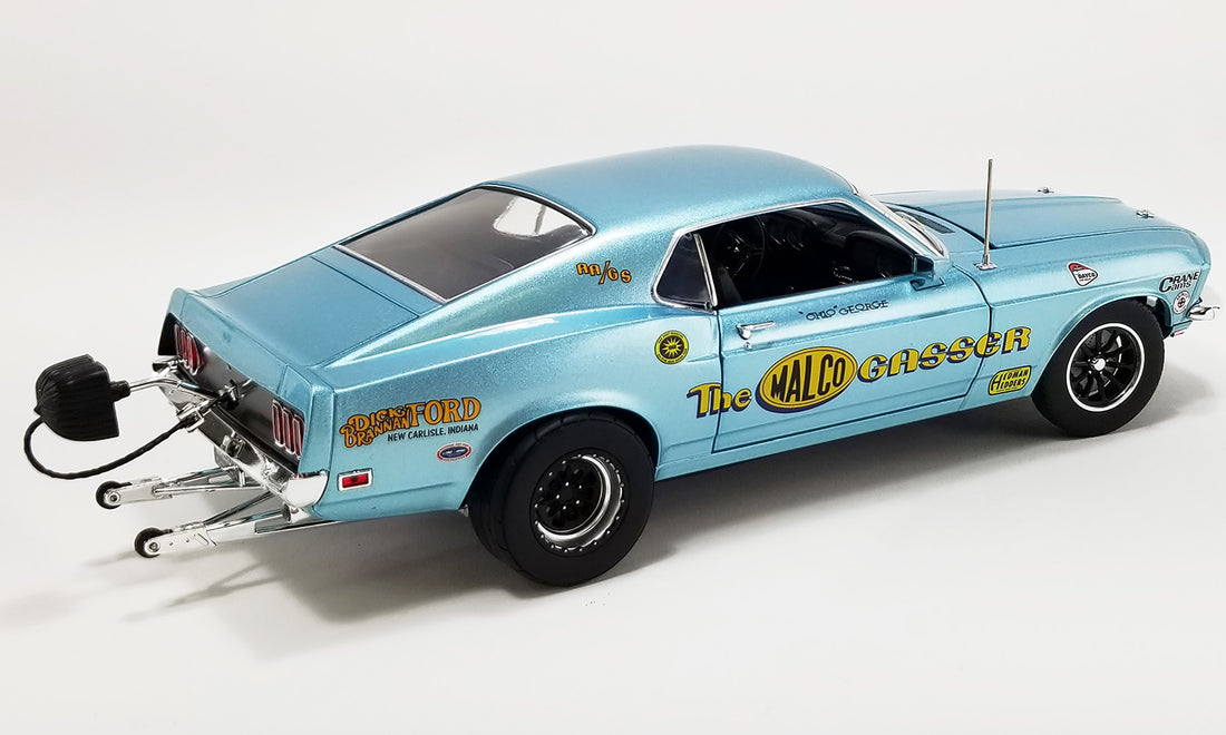 1969 FORD MUSTANG BOSS 429 - MALCO GASSER - DRAG OUTLAWS 1:18 DIECAST MODEL - ACME