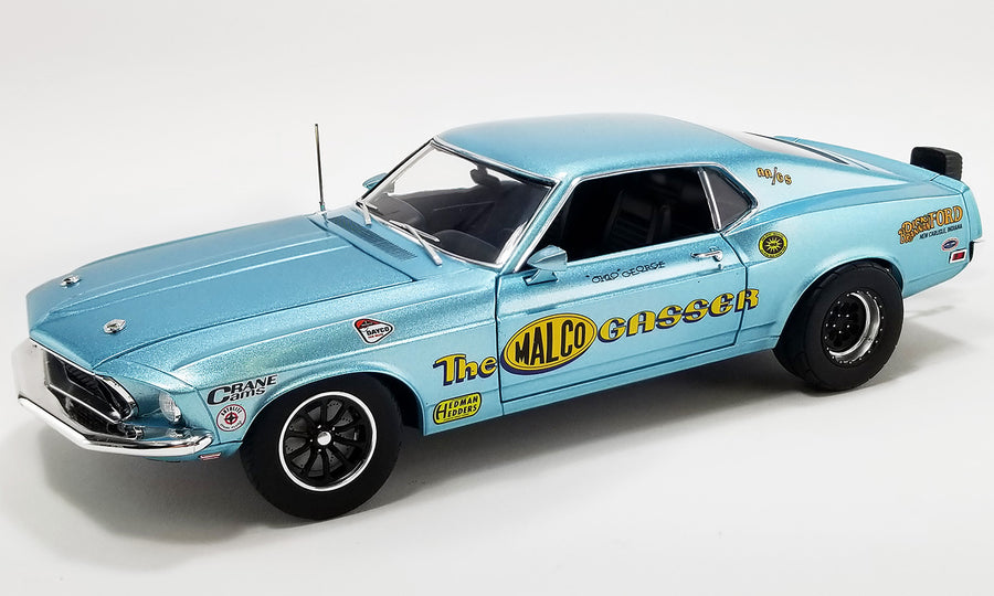 1969 FORD MUSTANG BOSS 429 - MALCO GASSER - DRAG OUTLAWS 1:18 DIECAST MODEL - ACME