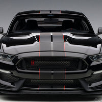 *PRE-ORDER* FORD SHELBY MUSTANG GT350R (SHADOW BLACK W/ BLACK STRIPES) 1:18 DIECAST