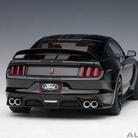 *PRE-ORDER* FORD SHELBY MUSTANG GT350R (SHADOW BLACK W/ BLACK STRIPES) 1:18 DIECAST