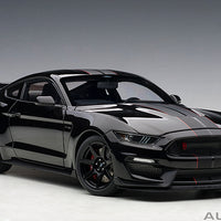 *PRE-ORDER* FORD SHELBY MUSTANG GT350R (SHADOW BLACK W/ BLACK STRIPES) 1:18 DIECAST