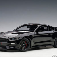 *PRE-ORDER* FORD SHELBY MUSTANG GT350R (SHADOW BLACK W/ BLACK STRIPES) 1:18 DIECAST