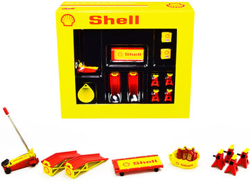 GMP 1:18 Garage Workshop Set - Shell Oil - Shop Tool Set #2