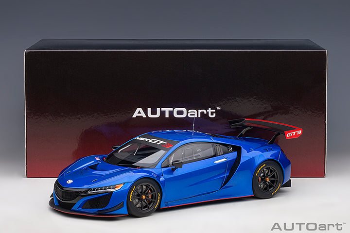 HONDA NSX GT3 2018 (HYPER BLUE) 1:18 SEALED MODEL