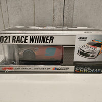 CHASE ELLIOTT 2021 LLUMAR WINDOW FILM COTA RACE WIN 1:24 COLOR CHROME ARC DIECAST