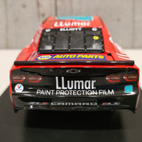 CHASE ELLIOTT 2021 LLUMAR WINDOW FILM COTA RACE WIN 1:24 COLOR CHROME ARC DIECAST