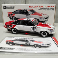 HOLDEN A9X TORANA 1978 SANDOWN 400 WINNER 1:18 DIECAST MODEL