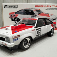 HOLDEN A9X TORANA 1978 SANDOWN 400 WINNER 1:18 DIECAST MODEL