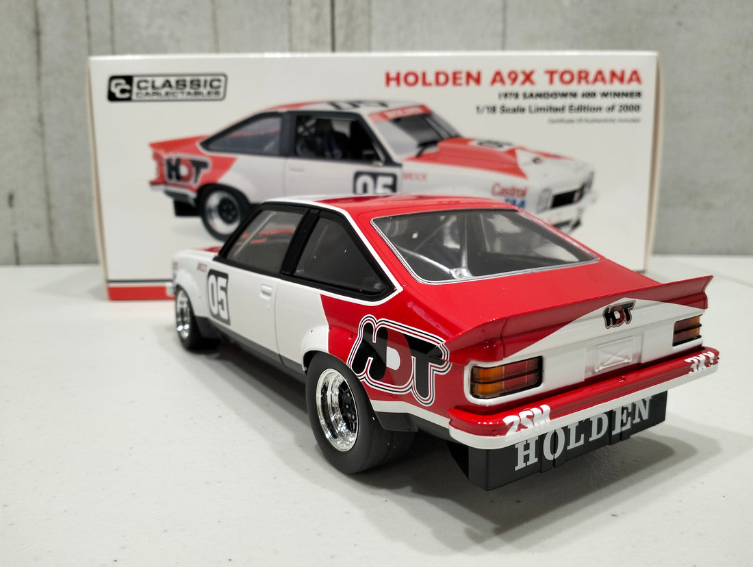 HOLDEN A9X TORANA 1978 SANDOWN 400 WINNER 1:18 DIECAST MODEL