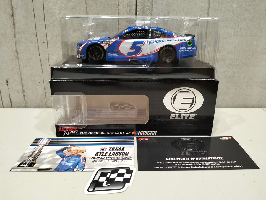 KYLE LARSON 2021 HENDRICKCARS.COM ALL-STAR RACE WIN 1:24 ELITE DIECAST