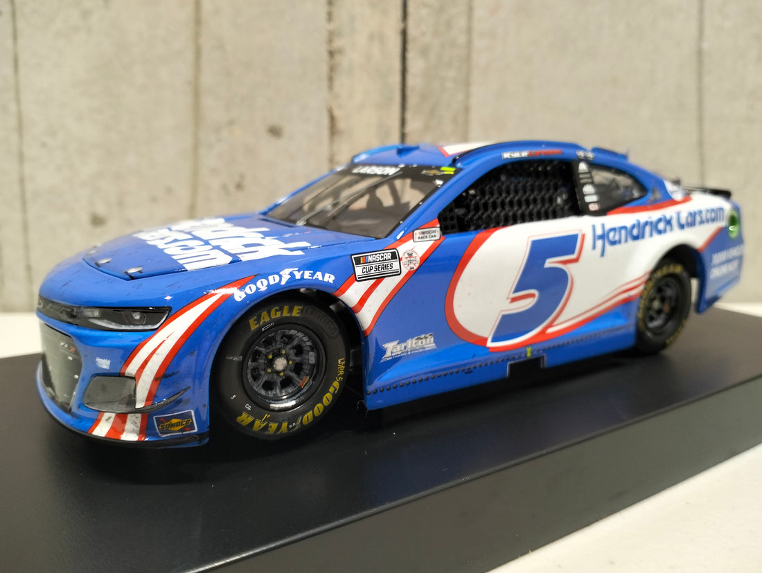 KYLE LARSON 2021 HENDRICKCARS.COM SONOMA RACED WIN 1:24 ELITE DIECAST