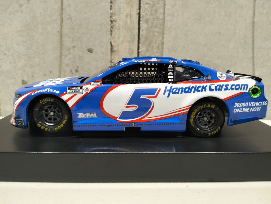 KYLE LARSON 2021 HENDRICKCARS.COM SONOMA RACED WIN 1:24 ELITE DIECAST