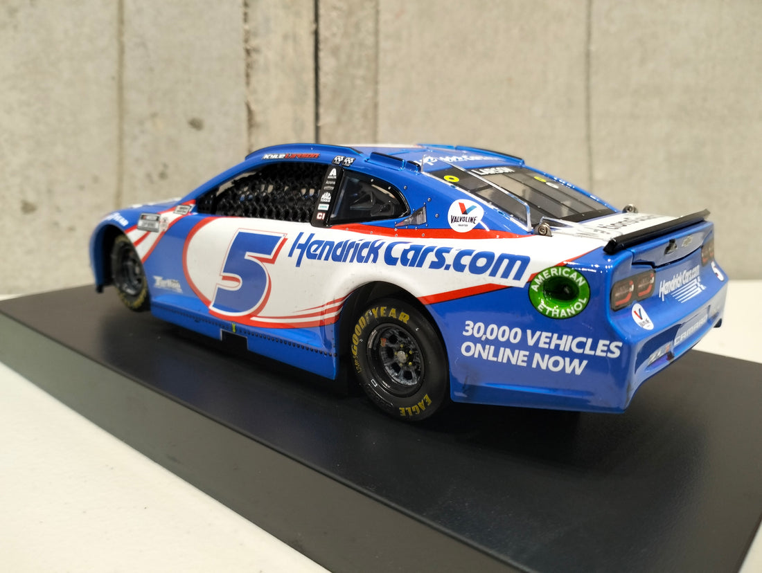 KYLE LARSON 2021 HENDRICKCARS.COM SONOMA RACED WIN 1:24 ELITE DIECAST