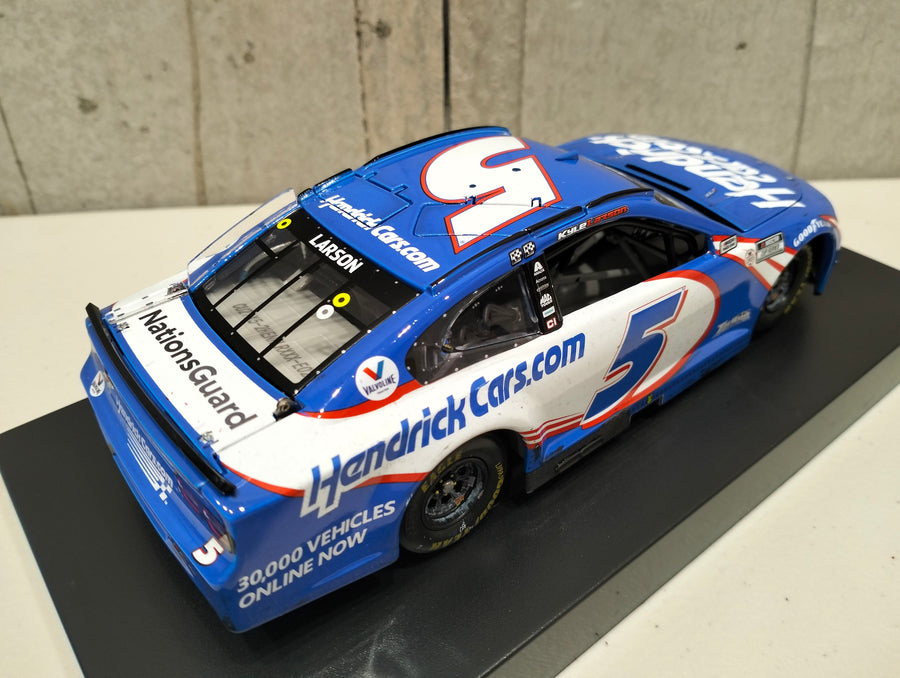 KYLE LARSON 2021 HENDRICKCARS.COM SONOMA RACED WIN 1:24 ELITE DIECAST