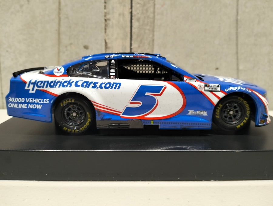 KYLE LARSON 2021 HENDRICKCARS.COM SONOMA RACED WIN 1:24 ELITE DIECAST