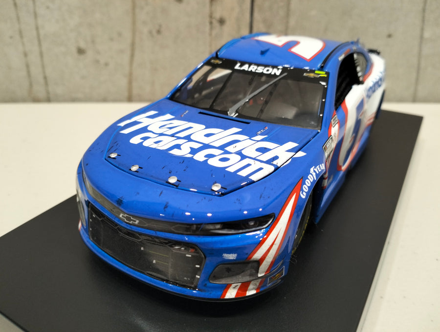 KYLE LARSON 2021 HENDRICKCARS.COM SONOMA RACED WIN 1:24 ELITE DIECAST