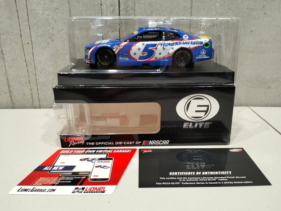 KYLE LARSON 2021 HENDRICKCARS.COM 9/11 TRIBUTE 1:24 ELITE DIECAST