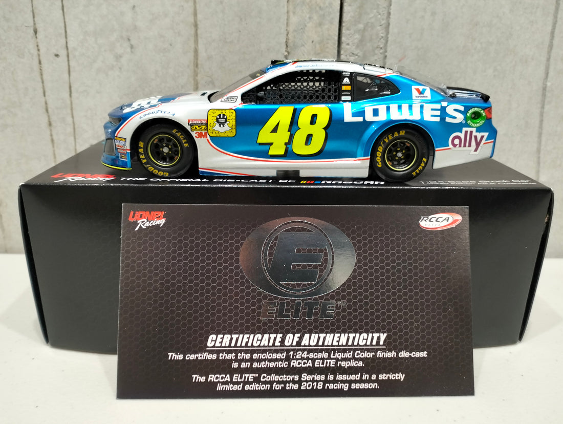 JIMMIE JOHNSON 2017 LOWE'S FINALE 1:24 LIQUID COLOUR ELITE DIECAST 1 OF 68