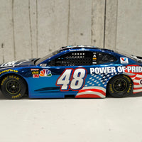 JIMMIE JOHNSON 2018 LOWE'S POWER OF PRIDE 1:24 ELITE COLOUR CHROME DIECAST 1 OF 40