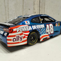 JIMMIE JOHNSON 2018 LOWE'S POWER OF PRIDE 1:24 ELITE COLOUR CHROME DIECAST 1 OF 40