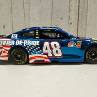 JIMMIE JOHNSON 2018 LOWE'S POWER OF PRIDE 1:24 ELITE COLOUR CHROME DIECAST 1 OF 40