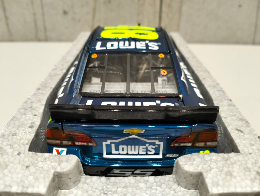 JIMMIE JOHNSON 2017 LOWE'S 1:24 ELITE COLOUR CHROME DIECAST 1 OF 24