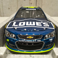 JIMMIE JOHNSON 2017 LOWE'S 1:24 ELITE COLOUR CHROME DIECAST 1 OF 24