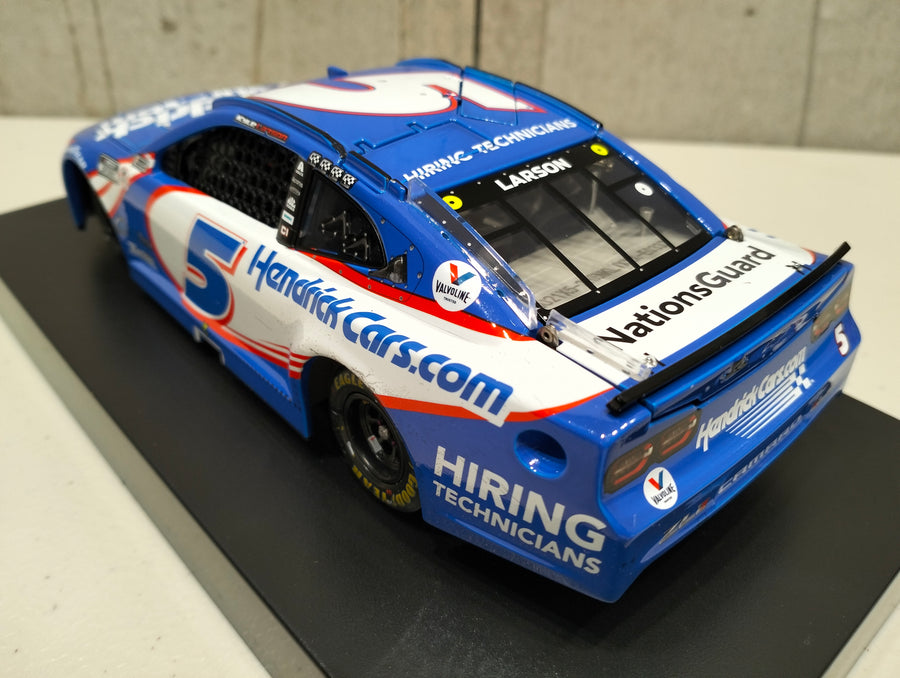 KYLE LARSON 2021 HENDRICKCARS.COM WATKINS GLEN RACE WIN 1:24 ELITE DIECAST