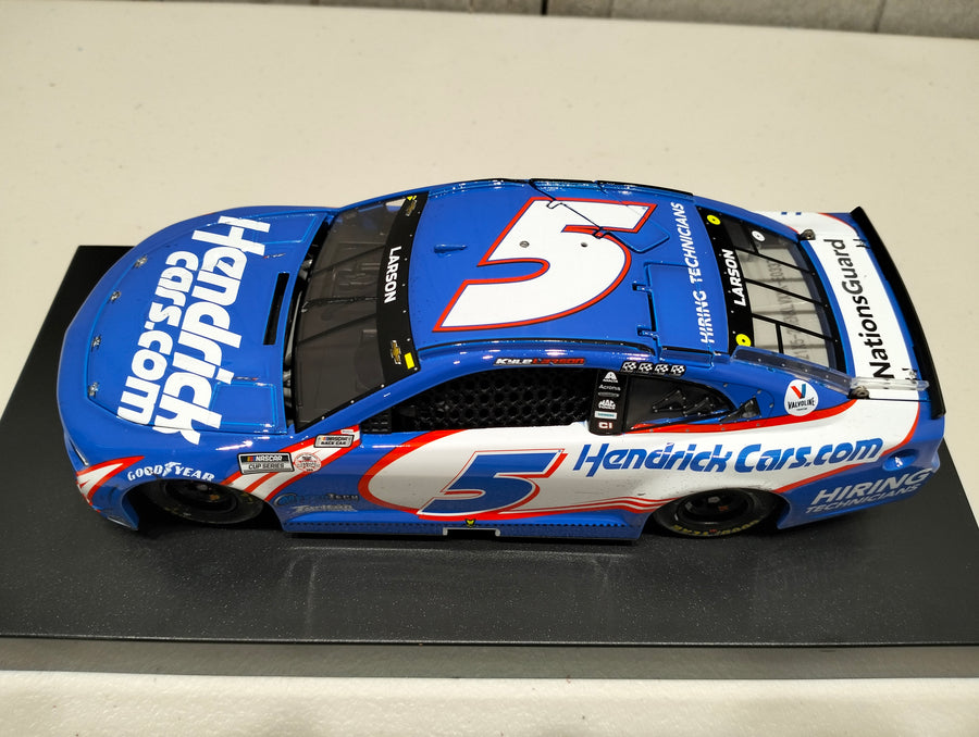 KYLE LARSON 2021 HENDRICKCARS.COM WATKINS GLEN RACE WIN 1:24 ELITE DIECAST