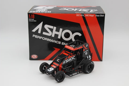 Chase Elliott 2022 Ashoc 1:18 Midget Diecast