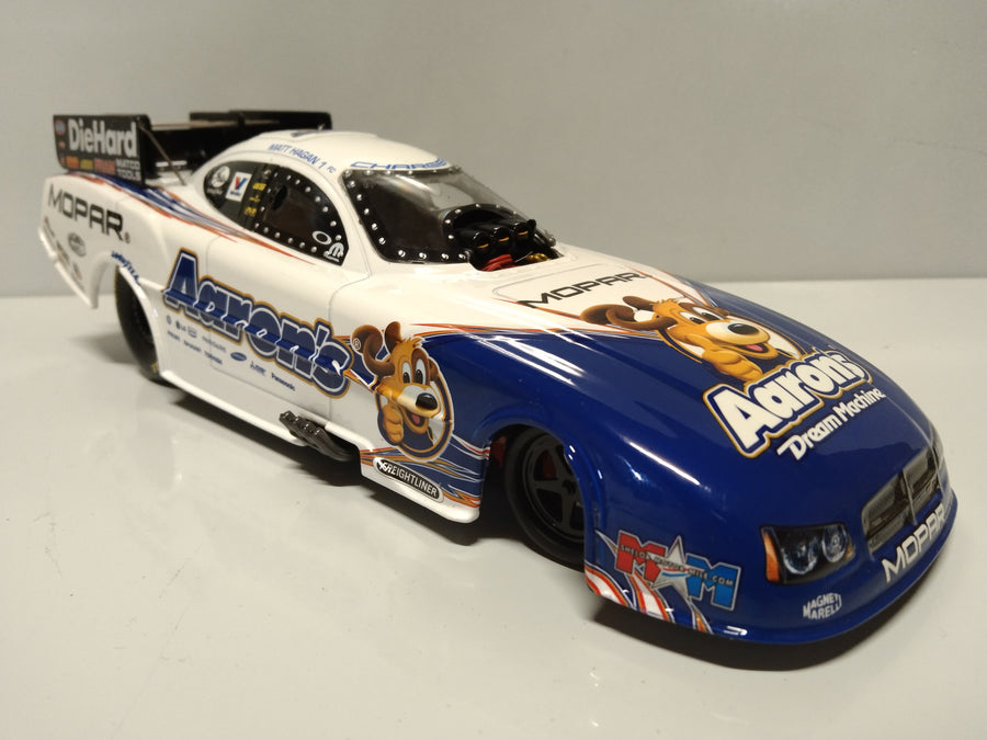 AUTO WORLD NHRA 2012 MATT HAGAN Aaron's DREAM MACHINE FUNNY CAR 1:24 SCALE DIECAST