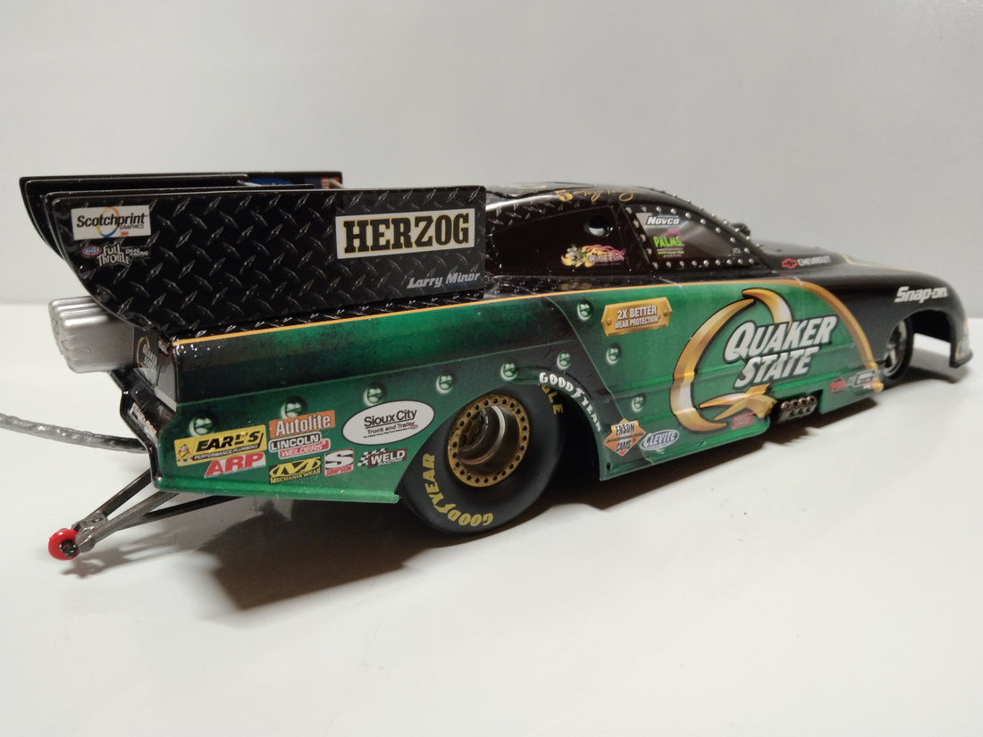 AUTO WORLD NHRA 2009 TONY PEDREGON QUAKER STATE CHEVY IMPALA FUNNY CAR 1:24 SCALE DIECAST