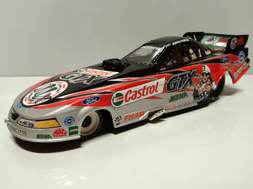 John Force 2002 Castrol GTX / 11X Champion NHRA Ford Mustang Funny Car 1:24 Diecast