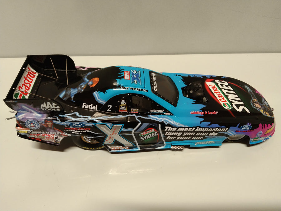 Tony Pedregon 2003 Castrol Syntec / X-Men Mustang Funny Car 1:24 Diecast