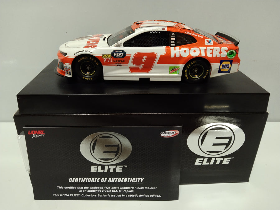 CHASE ELLIOTT 2019 HOOTER'S ZL1 CAMARO 1:24 SCALE ELITE DIECAST