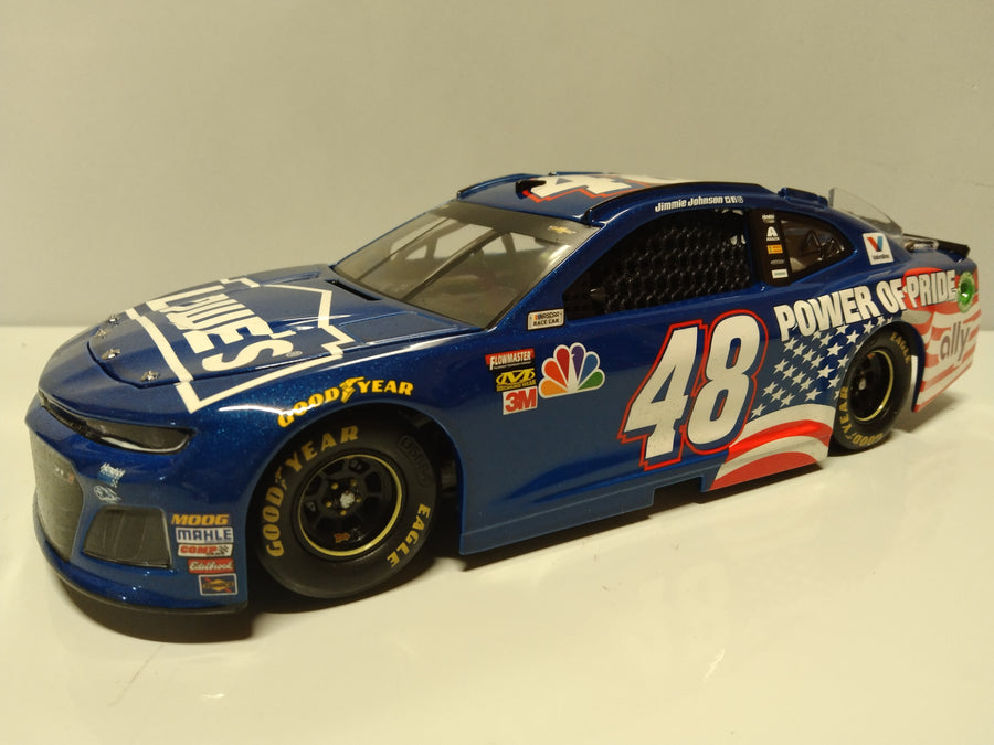 JIMMIE JOHNSON 2018 LOWE'S POWER OF PRIDE CAMARO ELITE 1:24 DIECAST