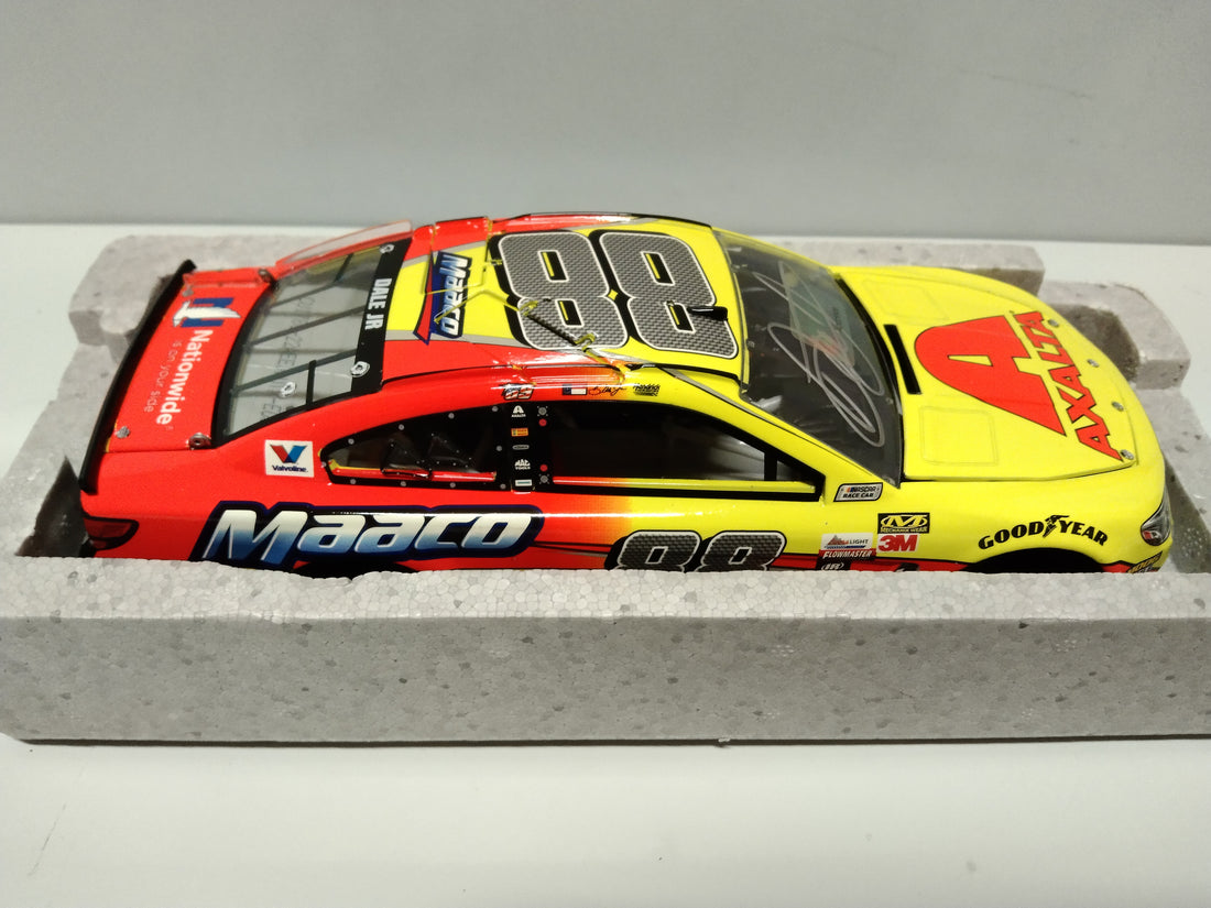 DALE EARNHARDT JR. 2017 AXALTA MAACO AUTOGRAPHED 1:24 ELITE DIECAST 1 OF 100