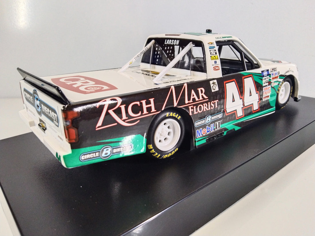 Kyle Larson 2021 Rich Mar Florist / CircleBDiecast.com 1:24 Bristol Dirt Truck Nascar Diecast