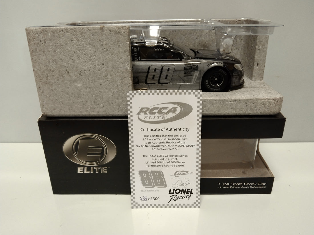 DALE EARNHARDT JR 2016 NATIONWIDE BATMAN 1:24 ELITE GHOST DIECAST 1 OF 300