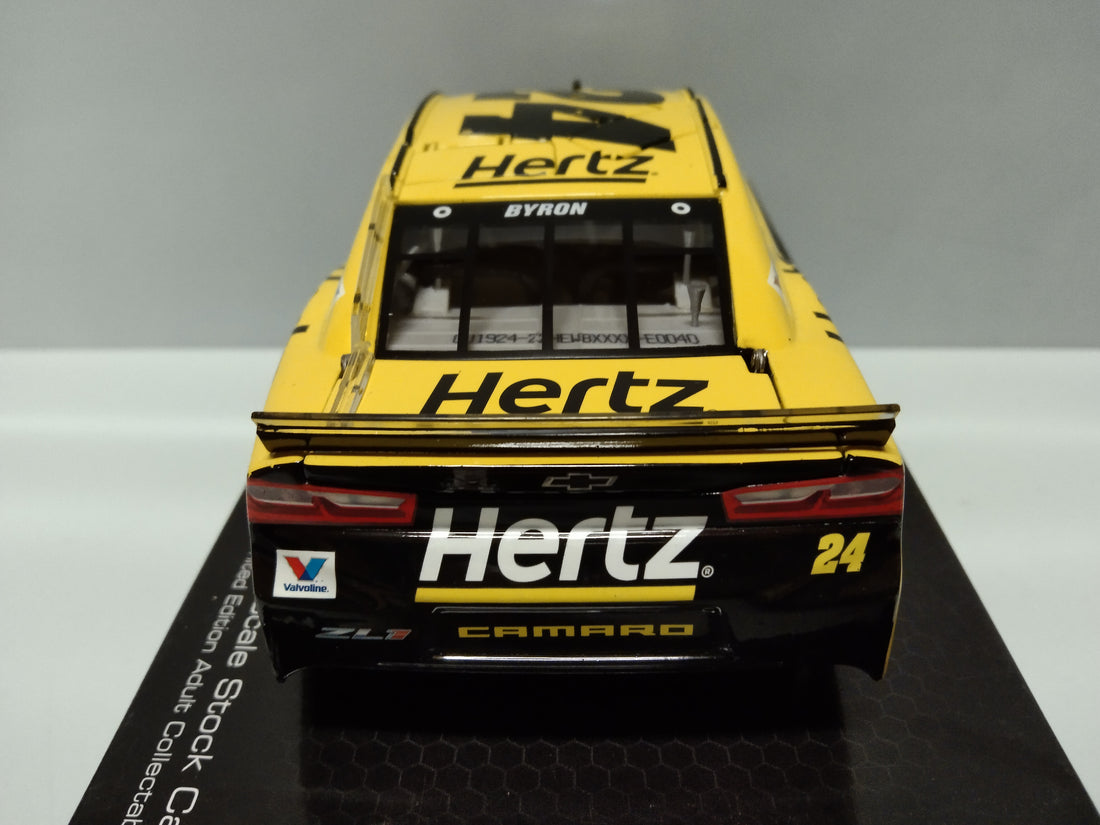 WILLIAM BYROM 2019 HERTZ 1:24 ELITE DIECAST 1 OF 143