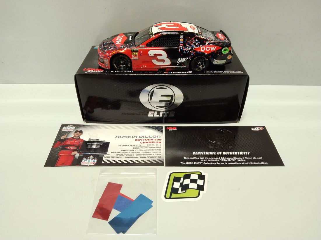 AUSTIN DILLON 2018 DOW DAYTONA 500 WIN1:24 ELITE DIECAST