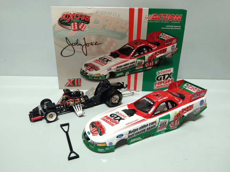 2003 JOHN FORCE CASTROL GTX HIGH MILEAGE - 12X CHAMPION1:24 FUNNY CAR DIECAST