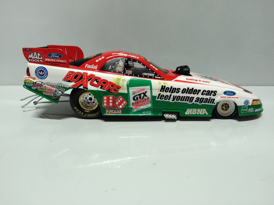 2003 JOHN FORCE CASTROL GTX HIGH MILEAGE - 12X CHAMPION1:24 FUNNY CAR DIECAST